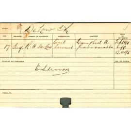 DE LOW, ER (Agriculture)