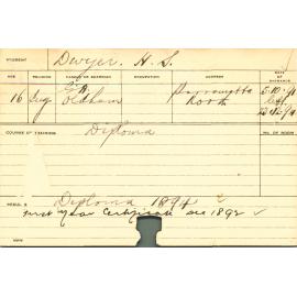 DWYER, HS (Diploma)