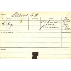 ELLIOTT, CW (Agriculture)