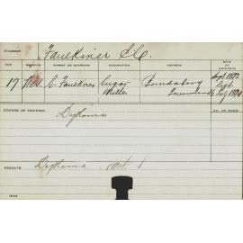 FAULKINER, EC (Hawkesbury Diploma of Agriculture (HDA))