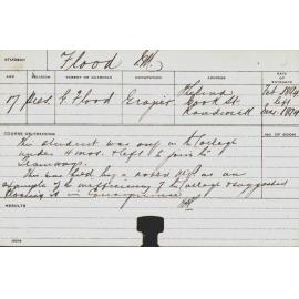 FLOOD, JM (Agriculture)