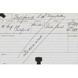 FULLFORD, Sidney Button (Agriculture)