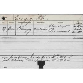 GREGG, JM (Certificate - Piggery & Dairy)