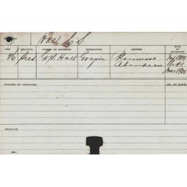 HALL, CS (Agriculture)