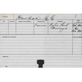 HAWDON, EE (Agriculture)