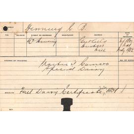 HENNING, Cedric B (Practical courses & Special Dairy)