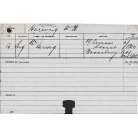 HERWIG, WH (Agriculture)