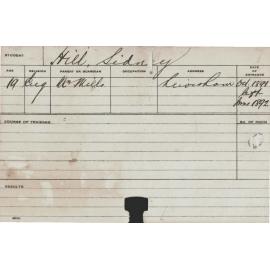 HILL, Sidney (Agriculture 1891)