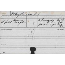 HODGKINSON, WJ (Agriculture 1891)