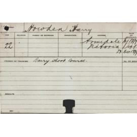 HOWDEN, Harry (Short course - Dairy)