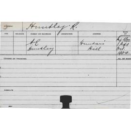 HUNTLEY, R (Agriculture)