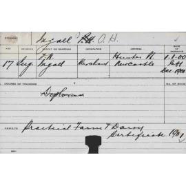 INGALL, OH (Practical Farm & Dairy Certificate)