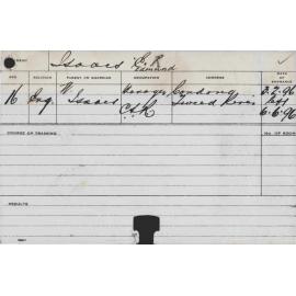 ISAACS, Edmund (Agriculture)