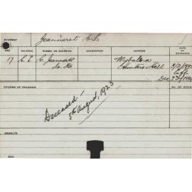 JEANNERET, Charles Louis (Agriculture)