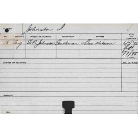 JOHNSTON, N (Agriculture)