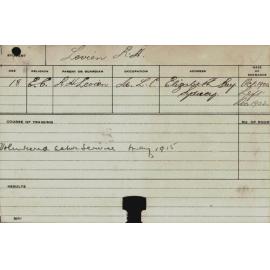 LEVIEN, Robert Henry (Agriculture)