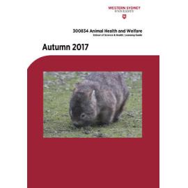 Learning Guide - Animal Health & Welfare (300834) - Autumn 2017