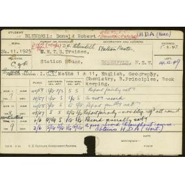 BLUNDELL, Donald Robert (Hawkesbury Diploma of Agriculture (HDA) (Horticulture))