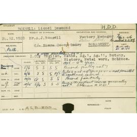 BOXSELL, Lionel Desmond (Hawkesbury Diploma in Dairy Technology (HDDT))