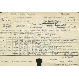 BRAY, Alan Cousan (Hawkesbury Diploma of Agriculture (HDA))