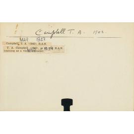 CAMPBELL, TA (Course Not Identified)