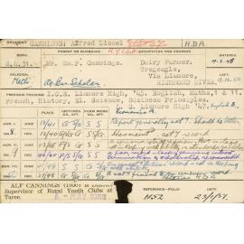 CANNINGS, Alfred Lionel (Hawkesbury Diploma of Agriculture (HDA))