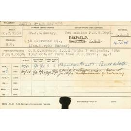 CANTY, Frank Raymond (Hawkesbury Diploma of Agriculture (HDA))