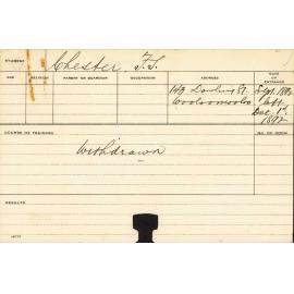 CHESTER, John Bagot (Hawkesbury Diploma of Agriculture (HDA))