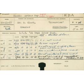 CLARK, Arthur Roy (Hawkesbury Diploma of Agriculture (HDA))