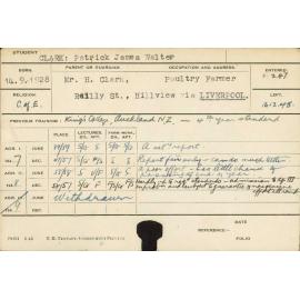 CLARK, Patrick James Walter (Hawkesbury Diploma of Agriculture (HDA))