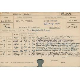 CRAMB, Peter (Hawkesbury Diploma of Agriculture (HDA))