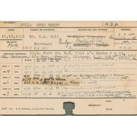 CULL, Owen Brett (Hawkesbury Diploma of Agriculture (HDA))