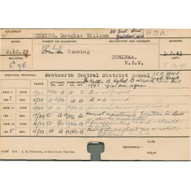 CUMMING, Douglas William (Hawkesbury Diploma of Agriculture (HDA))