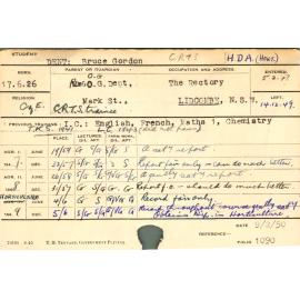 DENT, Bruce Gordon (Hawkesbury Diploma of Agriculture (HDA) (Horticulture))