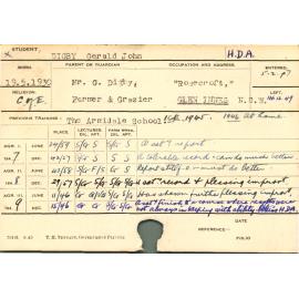 DIGBY, Gerald John (Hawkesbury Diploma of Agriculture (HDA))