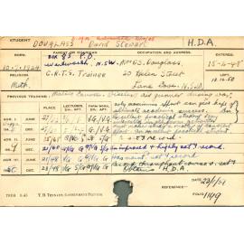 DOUGLASS, David Stewart (Hawkesbury Diploma of Agriculture (HDA))