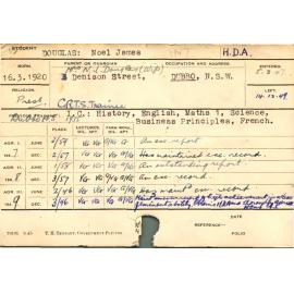 DOUGLAS, Noel James (Hawkesbury Diploma of Agriculture (HDA))