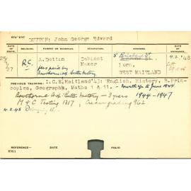 DUTTON, John George Edward (Hawkesbury Diploma in Dairy (HDD))