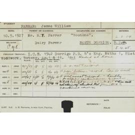 FARRAR, James William (Hawkesbury Diploma of Agriculture (HDA))