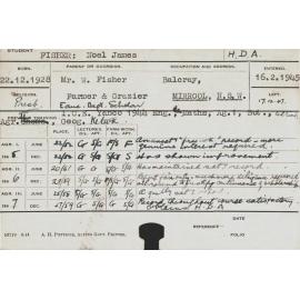 FISHER, Noel James (Hawkesbury Diploma of Agriculture (HDA))