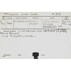 FOLKARD, Albert Thomas (Hawkesbury Diploma in Dairy (HDD))