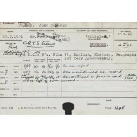 FRASER, John McNevin (Hawkesbury Diploma of Agriculture (HDA))