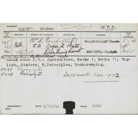 GAMSBY, Reuben (Hawkesbury Diploma in Dairy (HDD))