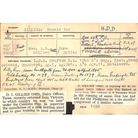 GILLIES, Donald Ian (Hawkesbury Diploma in Dairy (HDD))
