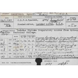 IRONFIELD, Edward (Hawkesbury Diploma of Agriculture (HDA))