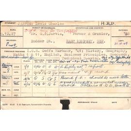 JARVIS, Lewis Charles (Hawkesbury Diploma in Dairy (HDD))