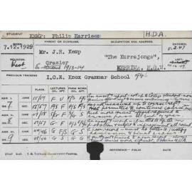 KEMP, Philip Harrison (Hawkesbury Diploma of Agriculture (HDA))