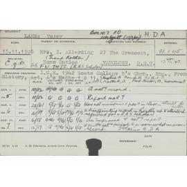 LANE, Terry (Hawkesbury Diploma of Agriculture (HDA))