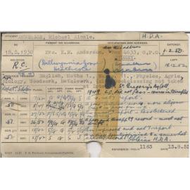 ANDERSON, Michael Ainnle (Hawkesbury Diploma of Agriculture (HDA))