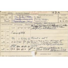 BECK, Robert James (Jim) (Hawkesbury Diploma of Agriculture (HDA))